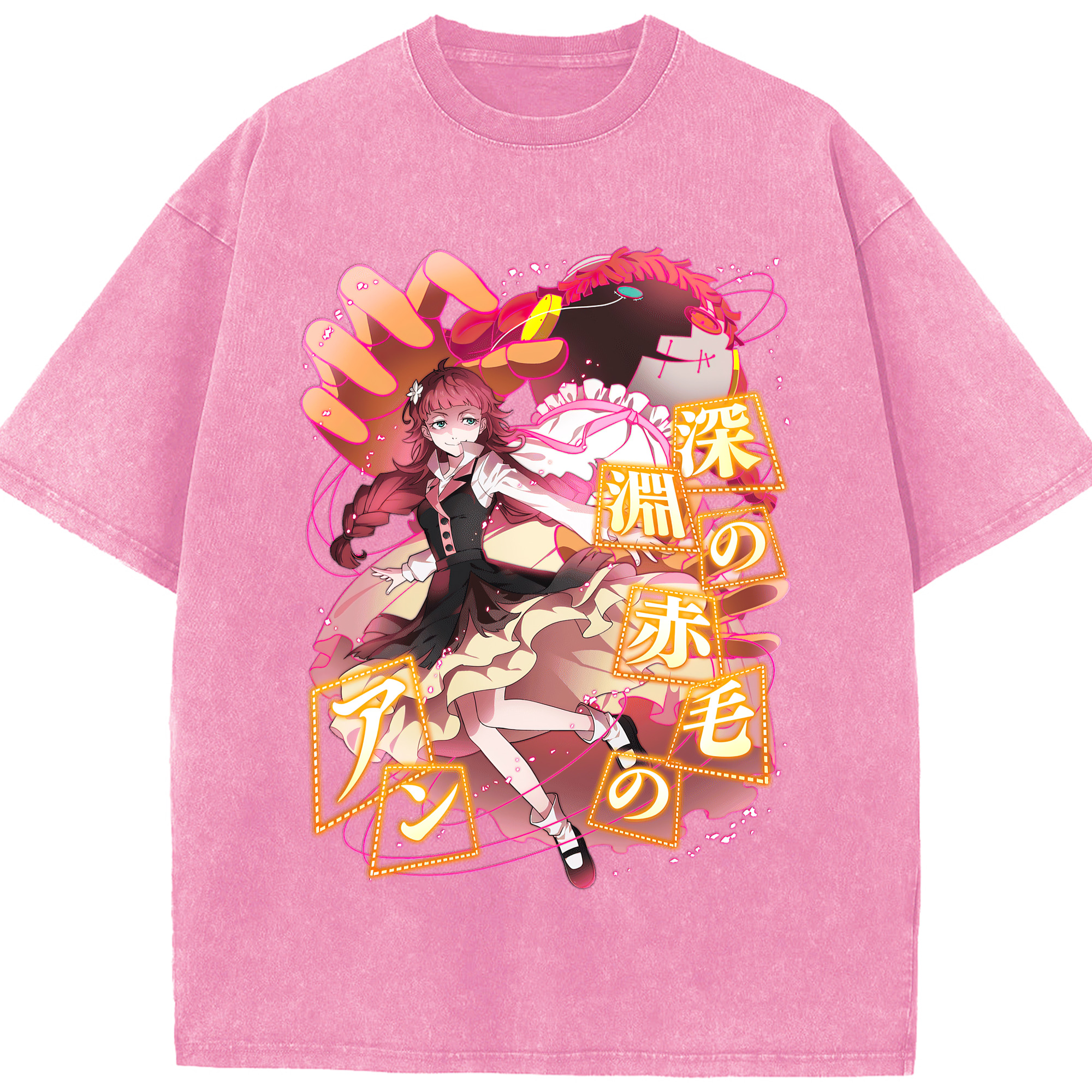 （画像用） 文豪ストレイドッグス Bungo Stray Dogs 綿100% ヴィンテージ風 半袖Tシャツ（フロントプリント）
